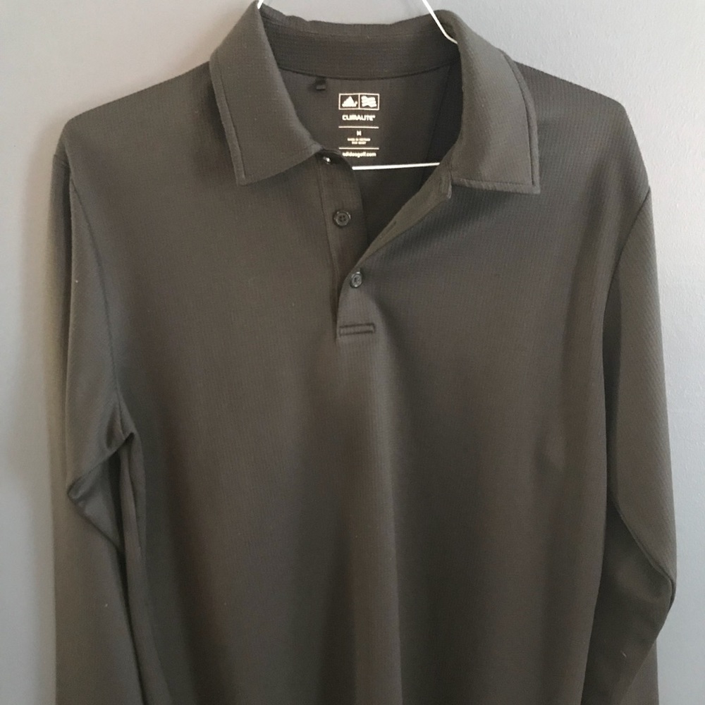 Men’s long sleeve Adidas long sleeve polo
